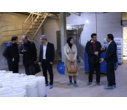 بازدید دکتر غلامرضا آقابابائی رئیس واحد استانی دانشگاه جامع علمی کاربردی استان چهارمحال و بختیاری از کارخانه بِه مالت هفشجان