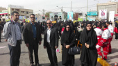 گزارش تصویری از حضور ریاست دانشگاه جامع علمی کاربردی به همراه رئیس ، کارکنان و دانشجویان مراکز آموزش علمی کاربردی استان در راهپیمایی ۱۳ آبان