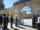 تجدید عهد مسئولین و دانشجویان مرکز آموزش علمی کاربردی لردگان و غبارروبی گلزار مطهر شهدا به مناسبت هفته دفاع مقدس