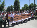 حضور مسئولین , مدرسین و جمع کثیری از دانشجویان مرکز آموزش علمی کاربردی لردگان  در راهپیمایی با شکوه روز قدس