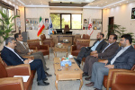 نشست مشترک ریاست دانشگاه علمی کاربردی استان چهارمحال و بختیاری با مدیرکل صدا و سیمای مرکز استان