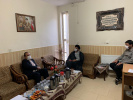 نشست مشترک سرپرست مرکز آموزش علمی کاربردی فرهنگ و هنر دریژنو با امام جمعه و رئیس شورای شهر فرخشهر
