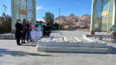 تجدید بیعت و میثاق اساتید و دانشجویان مرکز آموزش علمی کاربردی فرهنگ و هنر دریژنو فرخشهر با شهدای گمنام هشت سال دفاع مقدس