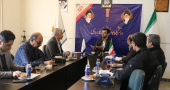 نشست مشترک رئیس دانشگاه جامع علمی کاربردی استان چهارمحال و بختیاری با صنف مشاورین املاک استان