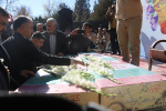 حضور همکاران دانشگاه جامع علمی کاربردی استان چهار محال و بختیاری در مراسم تجدید میثاق با شهدای گمنام در محل استانداری استان چهار محال و بختیاری