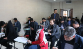 بازدید رئیس دانشگاه جامع علمی کاربردی استان چهار محال و بختیاری از روند برگزاری امتحانات پایان نیمسال اول تحصیلی ۱۴۰۳-۱۴۰۲