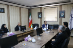 نشست مشترک رئیس دانشگاه علمی کاربردی استان چهار محال و بختیاری  با مدیر عامل شرکت نساجی حجاب شهرکرد