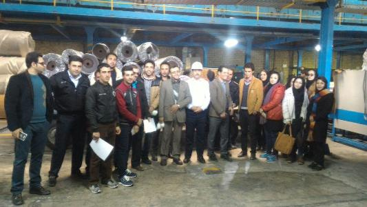 برگزاری بازدید علمی دانشجویان مركز آموزش علمی كاربردی جمعیت هلال احمر استان چهارمحال وبختیاری  ازشركت ظریف مصور