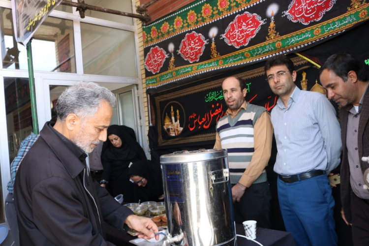 برپایی موکب حضرت علی اصغر (ص) در مرکز آموزش علمی کاربردی فارسان