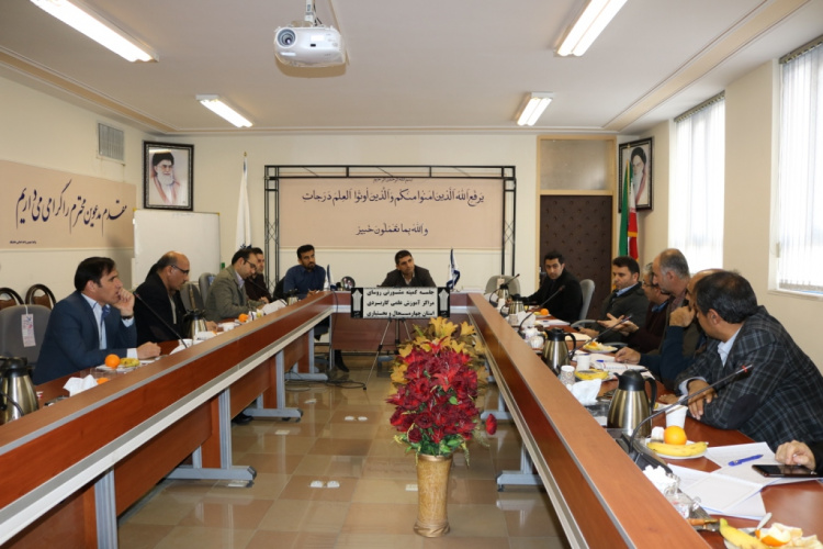 برگزاری شصت و یكمین جلسه شورای هم اندیشی روسای مراكز آموزش علمی كاربردی استان چهارمحال و بختیاری