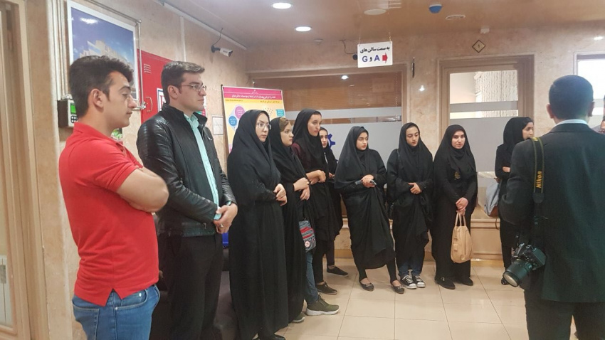 بازدید دانشجویان مرکز آموزش علمی کاربردی فارسان از شرکت های دانش بنیان