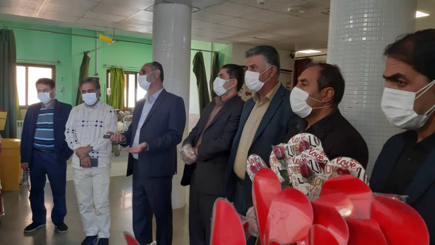 کادر درمانی بیمارستان امام رضا (ع) شهرستان اردل تجلیل شدند