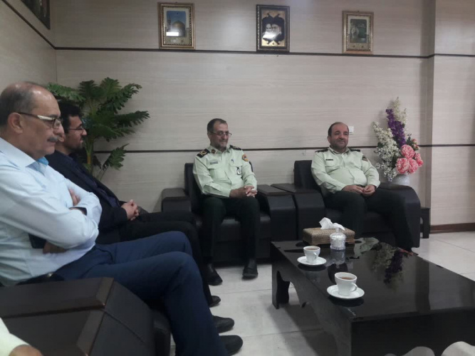 بازدید رئیس موسسه آموزش عالی علمی کاربردی فراجا از مرکز آموزش علمی کاربردی فرماندهی انتظامی استان چهارمحال و بختیاری