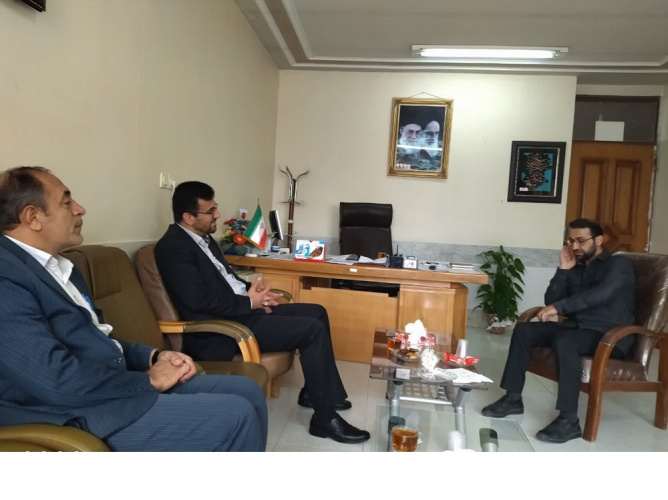دیدار صمیمی رئیس دانشگاه جامع علمی کاربردی استان چهارمحال و بختیاری با سرپرست فرماندار شهرستان فرخشهر
